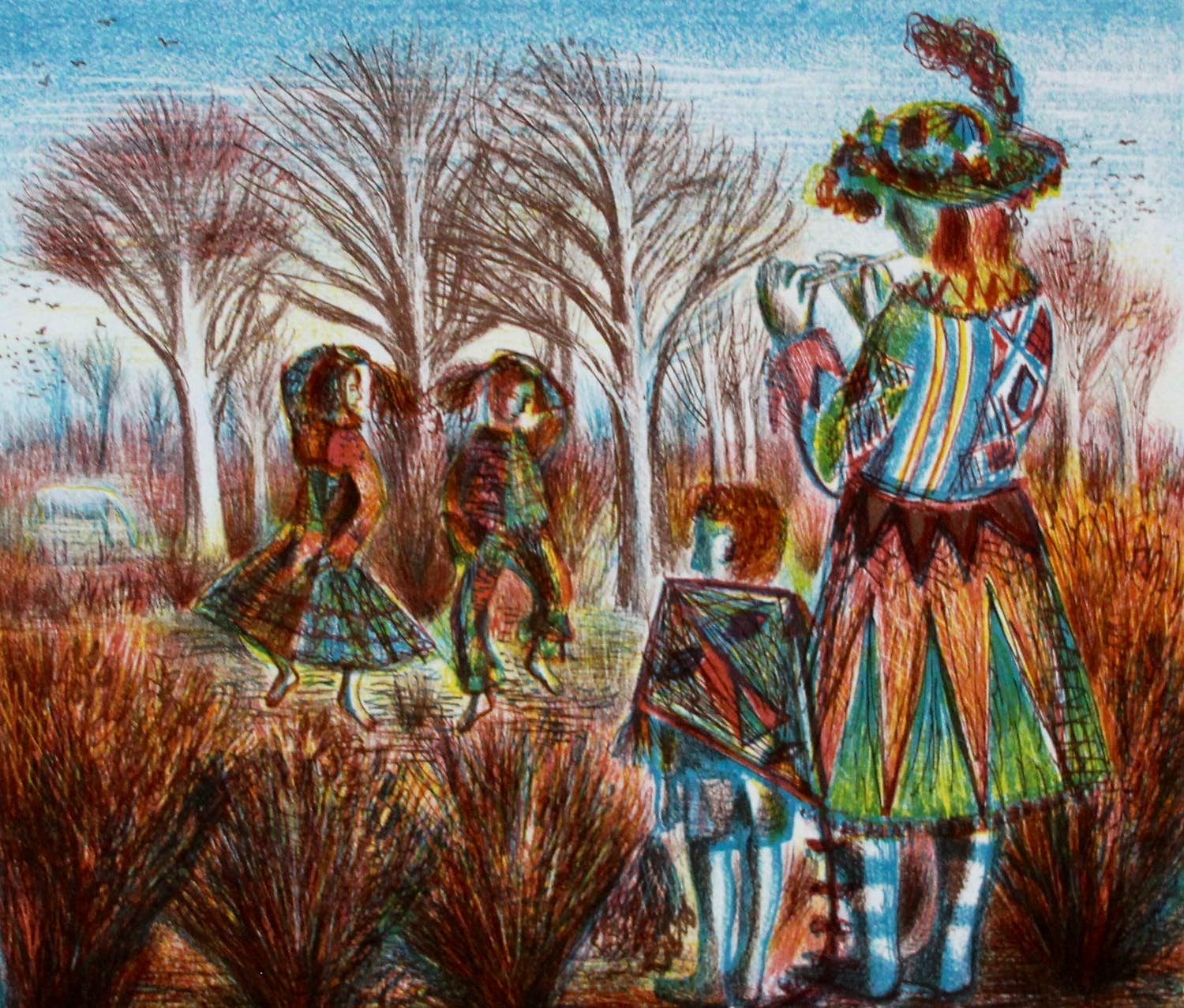 Kees Andrea - De fluitspeelster verkocht voor € 35!