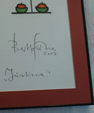 Berthold Spies - Gemengde techniek , Justitia – Lijst, 74½ x 59½ cm - 2007 kopen? Bied vanaf 100!