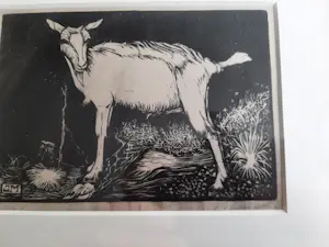 Jan Mankes - Originele Heliogravure Geit, 1923 kopen? Bied vanaf 100!