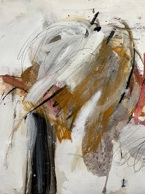 Otto Hetterscheid - gemengde techniek op papier | 'Zonder titel' | 1985 kopen? Bied vanaf 100!