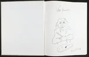 Fred Bervoets - Gesigneerd boek met tekening en persoonlijke opdracht kopen? Bied vanaf 1!