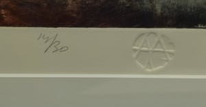 Ad Arma - Fantasie op reis III / Hete dagen, koele nachten, 1997, 14/30 - Ets op papier - kopen? Bied vanaf 90!