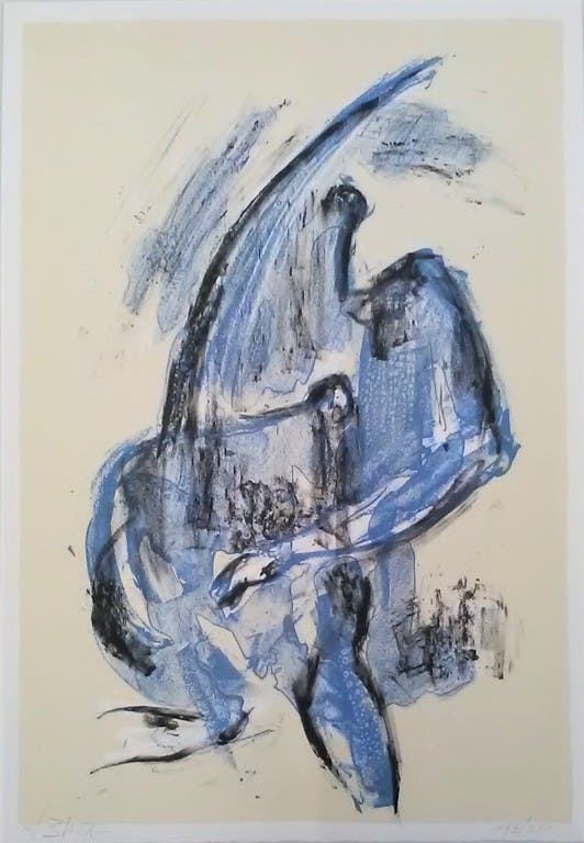Jean Bilquin - Jean Bilquin, Handgesigneerde lithografie verkocht voor € 65!