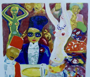 Kees van Dongen - Gravure 1001 nacht: 'Réception chez le Khalifat' kopen? Bied vanaf 15!