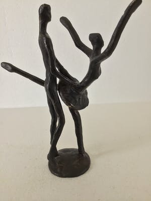 Brons (Onbekend) - Ballet ,dansend paar kopen? Bied vanaf 35!