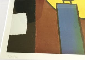 Piet Quekel - Lot van 2 kleurrijke zeefdrukken | Rode vogel & Twee groene vogels (nieuw!) kopen? Bied vanaf 59!