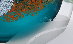 Régis & Gisèle Fievet - Lot van twee glasobjecten in de vorm van vissen kopen? Bied vanaf 200!