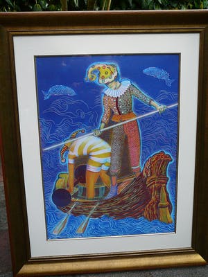 Wim Jonkman - Acte De Balance -grote steendruk- kopen? Bied vanaf 1!