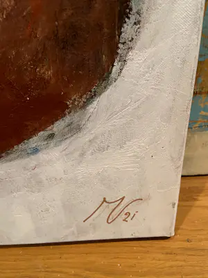 Marinel Vieleers - Oraganische vormen met vogel kopen? Bied vanaf 490!