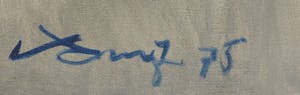 Niet of onleesbaar gesigneerd - Olieverf op doek, Abstracte compositie - Ingelijst (Zeer groot) kopen? Bied vanaf 10!