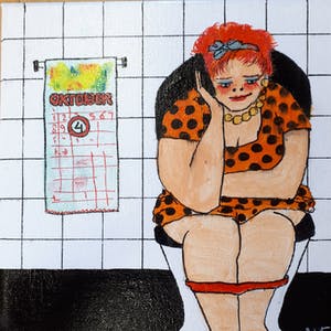 Anke Peddemors - kunst voor in het kleinste kamertje 4 oktober kopen? Bied vanaf 17!
