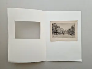 Niet of onleesbaar gesigneerd - omstreeks 1920 - Ets - Amsterdam nieuwezijds voorburgwal - gesigneerd kopen? Bied vanaf 10!