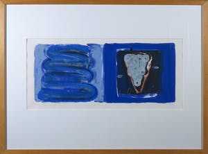 Piet Warffemius - Zeefdruk, Langzaam sneller - Ingelijst kopen? Bied vanaf 50!