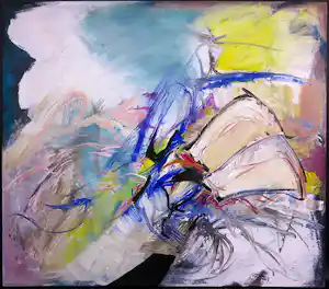 Cobi Nieuwstad - Acryl op doek, Tuin 3 verkauft für € 54!