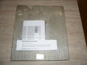 Willem van de Walle - Tekening van een pad met huizen en een vaart. kopen? Bied vanaf 25!