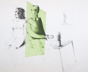 Kees Spermon - Zeefdruk, Conversation piece green kopen? Bied vanaf 1!