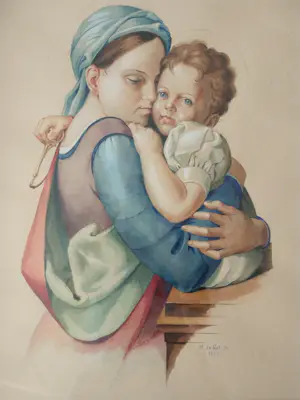 Hendrik jr. De Laat - Moeder met kind kopen? Bied vanaf 450!