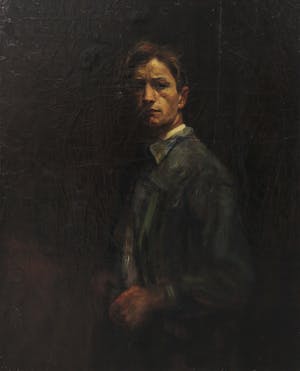 Bram van Velde - Olieverf op doek, Portret van Geer van Velde - Ingelijst (Groot) kopen? Bied vanaf 1!