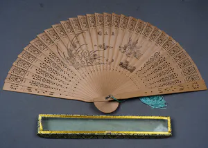 Niet of onleesbaar gesigneerd - oude Chinese hand waaiers kopen? Bied vanaf 1!