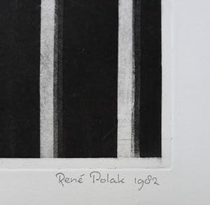 Rene Polak - Wisent, aquatint ets kopen? Bied vanaf 45!