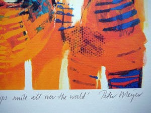 Peter Meijer - We make lips smile all over the world -zeefdruk- kopen? Bied vanaf 1!