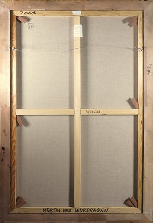 Martin van Wordragen - Olieverf op doek, In de wind - Ingelijst (Groot) kopen? Bied vanaf 350!