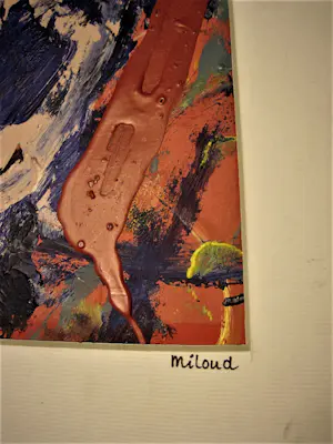 Niet of onleesbaar gesigneerd - Jaren 60 of 70 - Abstract Expressionistisch - gemengde techniek - gesigneerd kopen? Bied vanaf 1!