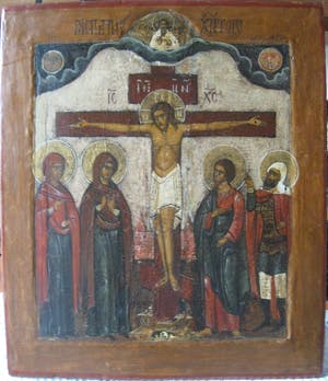 Niet of onleesbaar gesigneerd - Icoon 19e eeuws kopen? Bied vanaf 1!