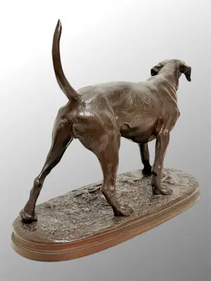AcheterArthur Waagen - (1833-1898) - Sculpture, Le Chien Vampire - 31 cm - Bronze patiné? Enchérissez de 700!
