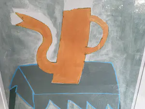 Klaas Gubbels - Oranje kan op Tafel - Nr. 126 - Ingelijst kopen? Bied vanaf 375!