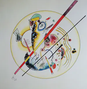 Wassily Kandinsky - Aus dem Gästebuch Galston 1922 - Offset lithografie - Bauhaus-Archiv Berlin kopen? Bied vanaf 85!
