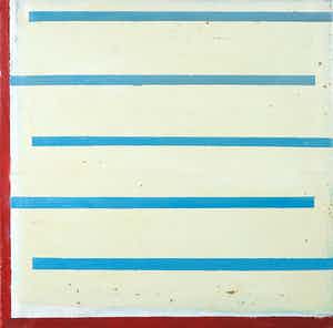 Dave Meijer - Olieverf op doek, Abstracte compositie verkocht voor € 1!