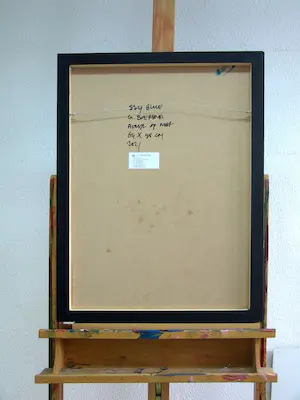 Gerard Boersma - Sky Blue (zelf portret met Wassily Kadinsky) kopen? Bied vanaf 300!