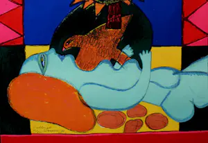 Corneille - Kleurenlitho: L'allongée - 1976 kopen? Bied vanaf 299!