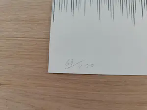 Günther Uecker - Senkrechte Linien kopen? Bied vanaf 589!