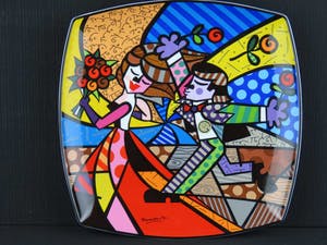 Romero Britto - Designschaal serie Artis et Orbis 2012 kopen? Bied vanaf 45!