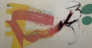 Hans Vredegoor - ets/aquatint | 'Grande grille' | 1994 kopen? Bied vanaf 25!