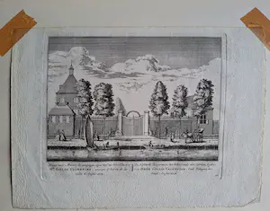AcheterAbraham Rademaker - Koperets uit 1730. De Hofstede Hogermeer, Edelen Agtbaren Heer Gillis Valkenier? Enchérissez de 20!