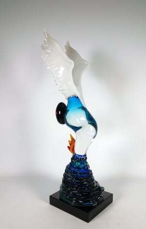 Michel van Overbeeke - Glas, Gevleugeld figuur kopen? Bied vanaf 100!