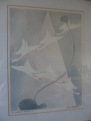 Juul Kortekaas - Zeefdruk. Titel,"Gedreven oerkracht". kopen? Bied vanaf 30!