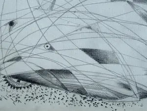 Theo Beerendonk - Potloodtekening op papier | '27 juli 1972 | 1972 kopen? Bied vanaf 60!