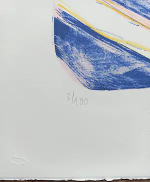 Daniel Richter - Zonder titel, litho (groot!) kopen? Bied vanaf 500!