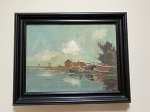 Frans Hoos - Hollands waterlandschap kopen? Bied vanaf 65!