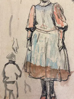 Willem Bastiaan Tholen - Studie van een meisje kopen? Bied vanaf 50!