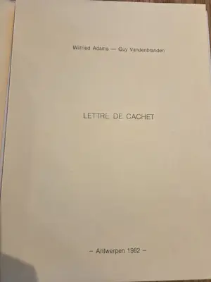 Guy Vandenbranden - Lettre de cachet. kopen? Bied vanaf 545!