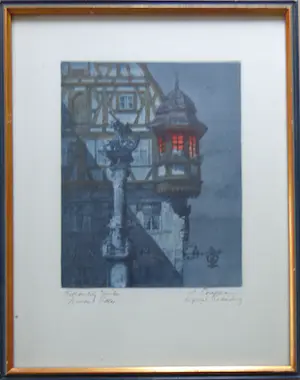 Horst Rosemann - MARIENERKER / KLEURETS / 44x35cm / KADER / SIG kopen? Bied vanaf 25!