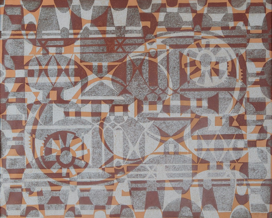 Antoinette Gispen - compositie Vogeloog Scarlet kopen? Bied vanaf 10!