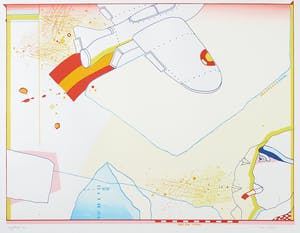 Huibert van Dorp - Zeefdruk, Een cm. 15 km. kopen? Bied vanaf 1!