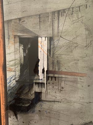 Gerti Bierenbroodspot - kleurenlitho - 'Apographon Saqqara' - 1981 kopen? Bied vanaf 175!