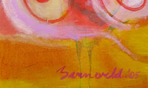 Anne Barneveld - Acryl op doek, Daar komen ze... - Ingelijst kopen? Bied vanaf 100!